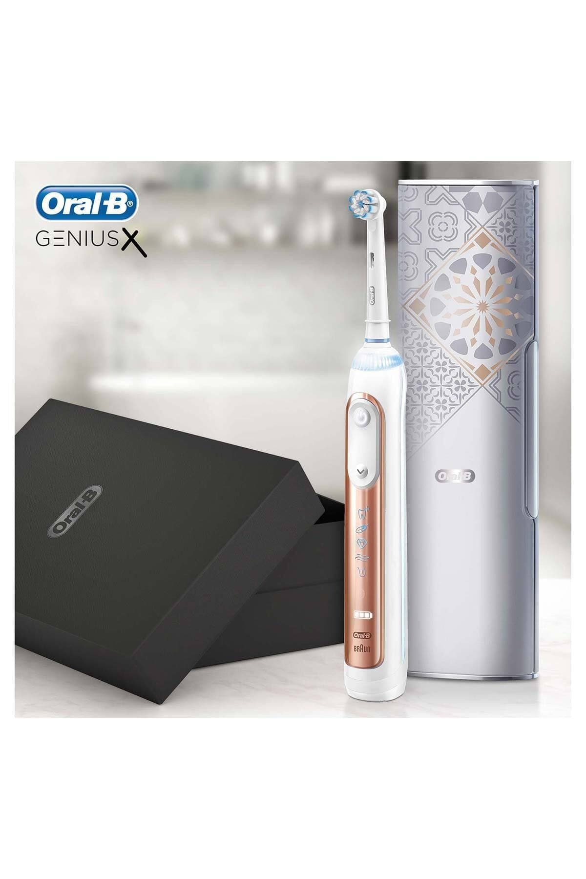 مسواک برقی شارژی Oral-B Genius X Luxury Edition رزگلد مسواک برقی شارژی Oral-B Genius X Luxury Edition رزگلد