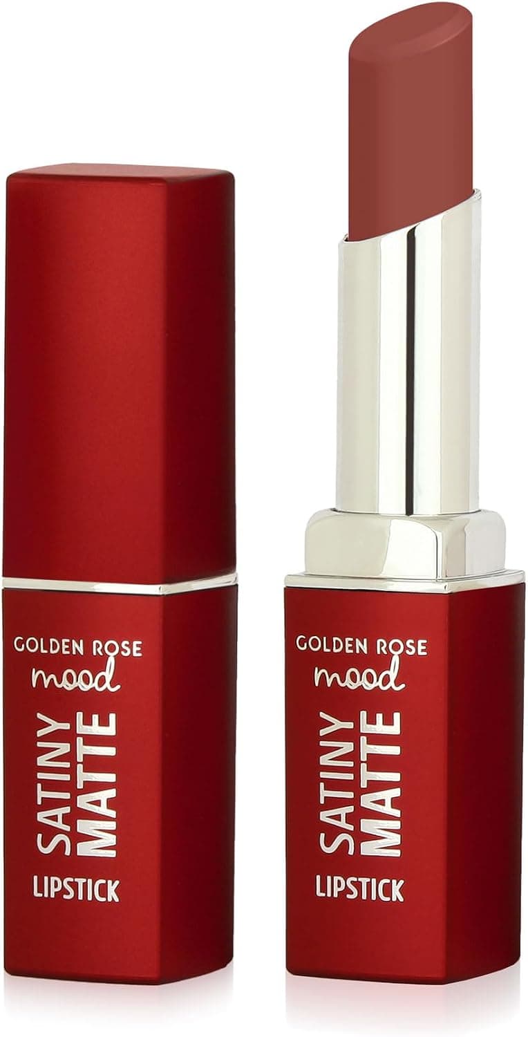 رژ لب مات ساتنی Golden Rose رنگ Burnt Blush مدل No:05 رژ لب مات ساتنی Golden Rose رنگ Burnt Blush مدل No:05