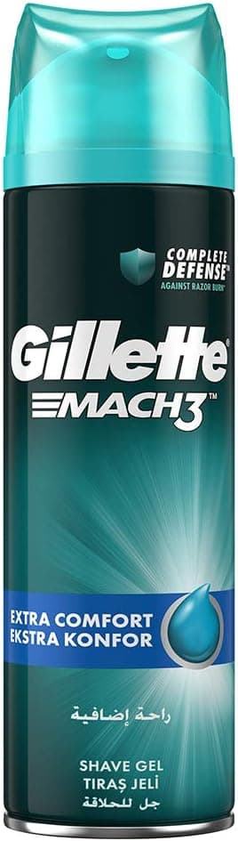 ژل اصلاح Gillette Mach3 با راحتی بیشتر 200 mL ژل اصلاح Gillette Mach3 با راحتی بیشتر 200 mL