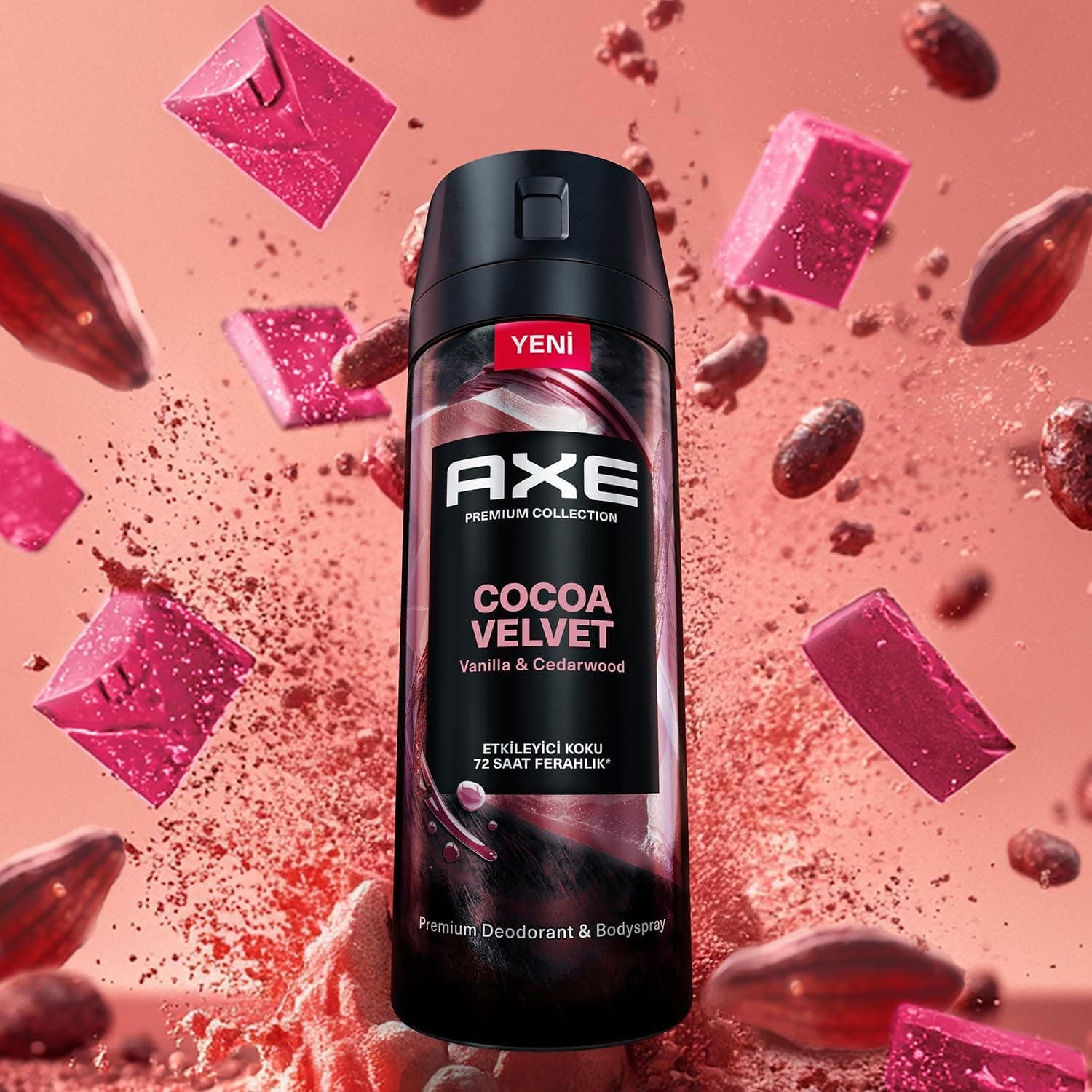 دئودورانت و بادیاسپری مردانه AXE Cocoa Velvet 150 Ml دئودورانت و بادیاسپری مردانه AXE Cocoa Velvet 150 Ml
