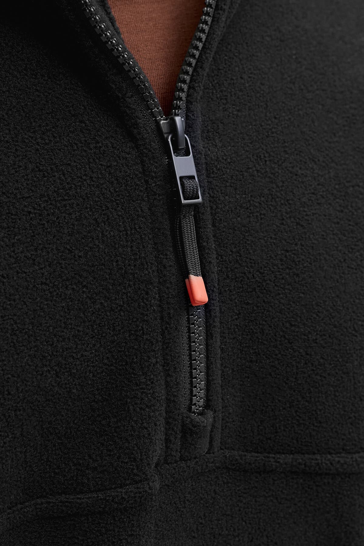 پولار مردانه Jack & Jones یقه زیپدار Alpes Half Fleece مدل 12284828 پولار مردانه Jack & Jones یقه زیپدار Alpes Half Fleece مدل 12284828