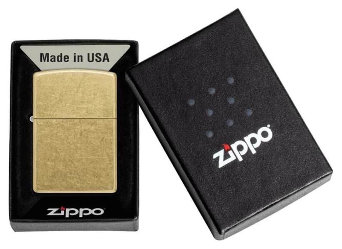 فندک Zippo برنجی Regular Street مدل 48267-103453 (4-2) فندک Zippo برنجی Regular Street مدل 48267-103453 (4-2)