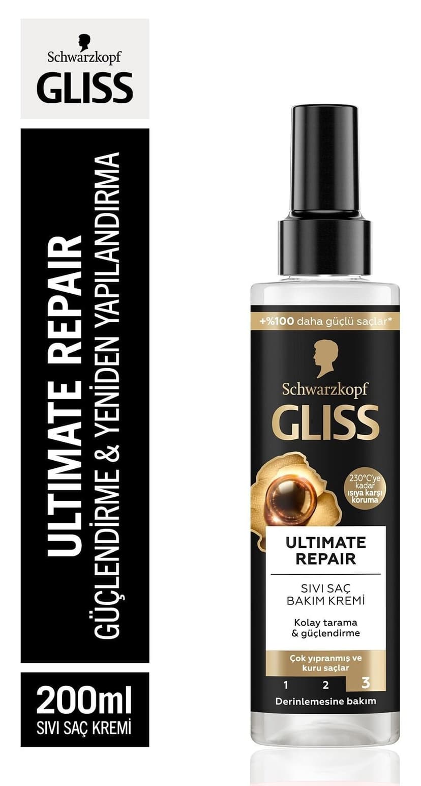 کرم مو مایع Gliss Ultimate Oil Elixir روغن آرگان مناسب موهای آسیبدیده 200ml کرم مو مایع Gliss Ultimate Oil Elixir روغن آرگان مناسب موهای آسیبدیده 200ml