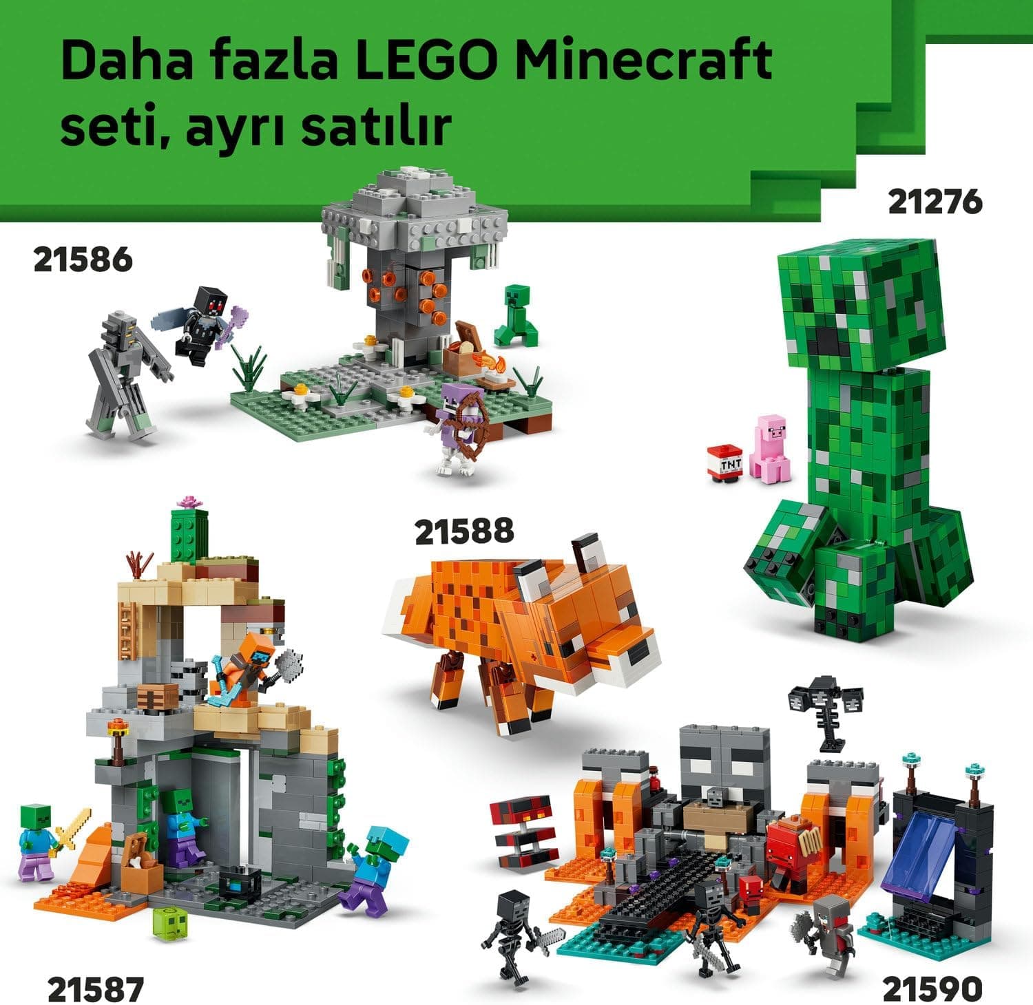 لگو Minecraft بیومهای مینی مدل 21589 لگو Minecraft بیومهای مینی مدل 21589
