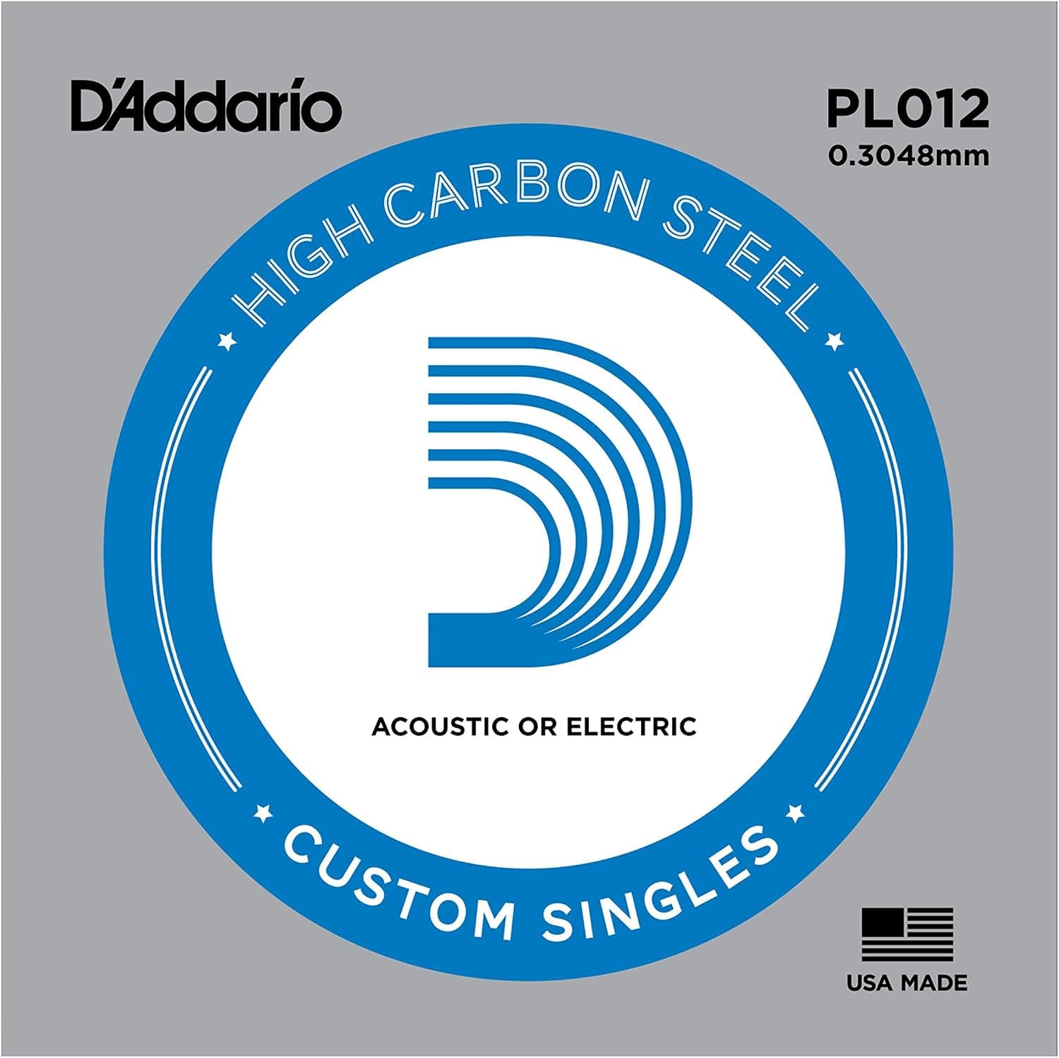 سیم تکی گیتار D'Addario الکتریک و آکوستیک نوت E (Mi) فولاد High Carbon Steel مدل PL010 سیم تکی گیتار D'Addario الکتریک و آکوستیک نوت E (Mi) فولاد High Carbon Steel مدل PL010