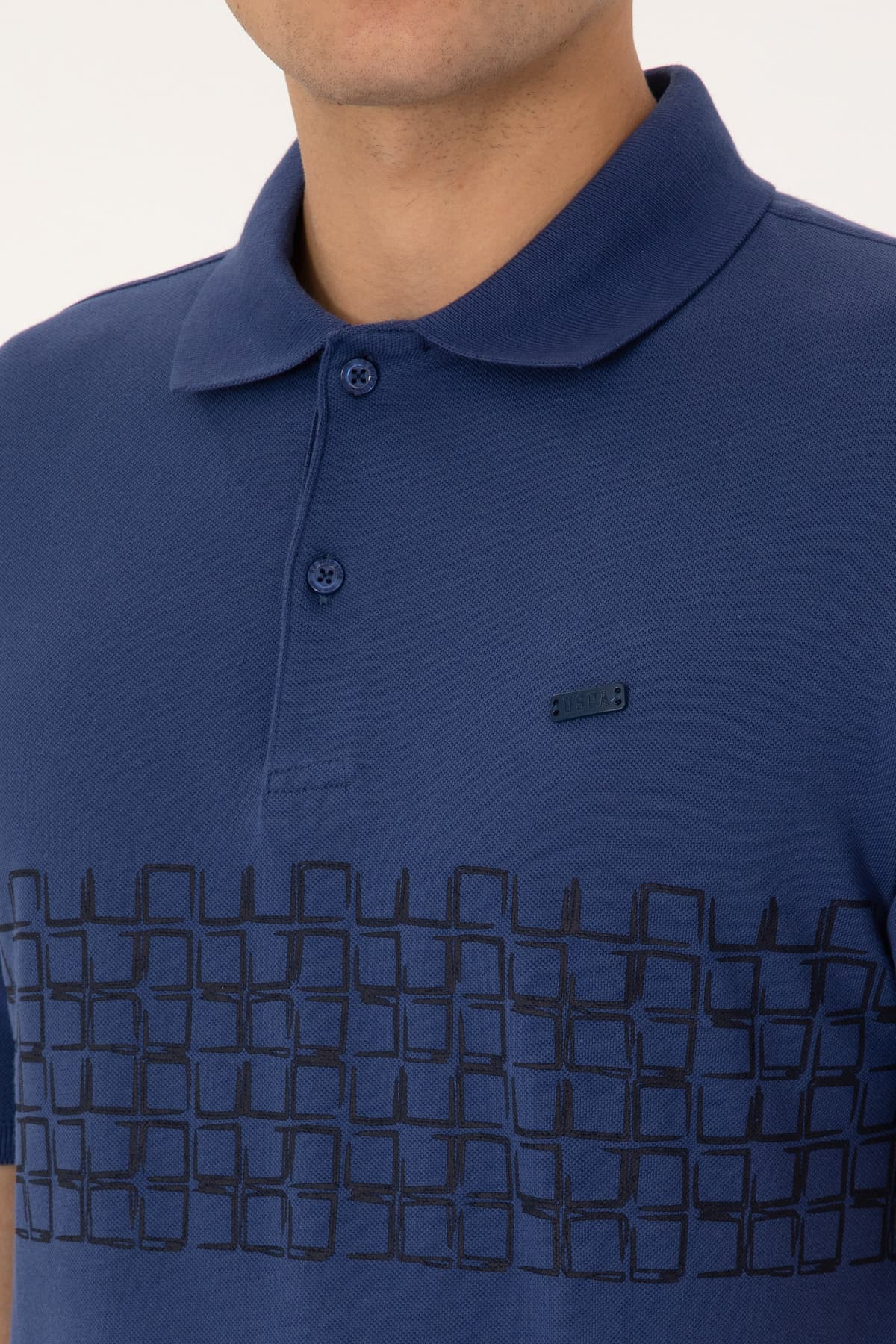 تیشرت مردانه U.S. Polo Assn. فیت معمولی یقه Polo نیلی مدل 50324789-VR028 تیشرت مردانه U.S. Polo Assn. فیت معمولی یقه Polo نیلی مدل 50324789-VR028