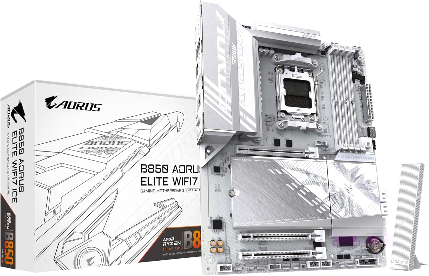 مادربرد GIGABYTE سوکت AMD AM5 فرم فاکتور ATX چیپست B850 مدل EAGLE WF7 ICE مادربرد GIGABYTE سوکت AMD AM5 فرم فاکتور ATX چیپست B850 مدل EAGLE WF7 ICE