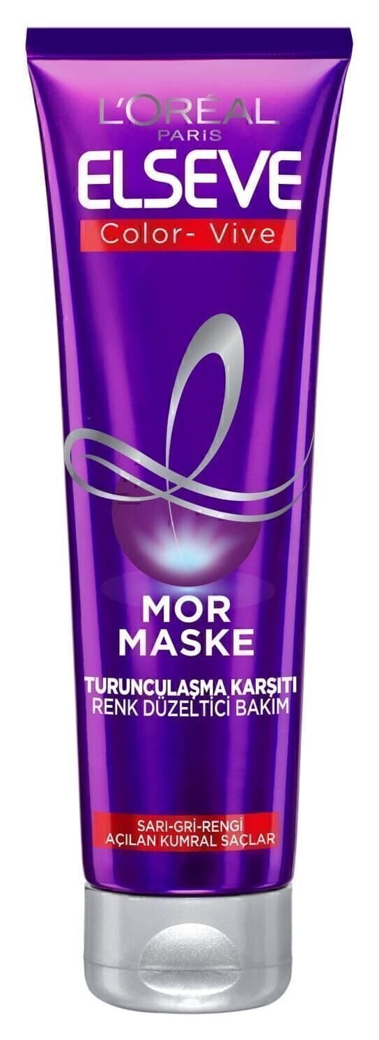 ماسک مو Elseve Color Vive بنفش ضد نارنجی شدن 150ml ماسک مو Elseve Color Vive بنفش ضد نارنجی شدن 150ml