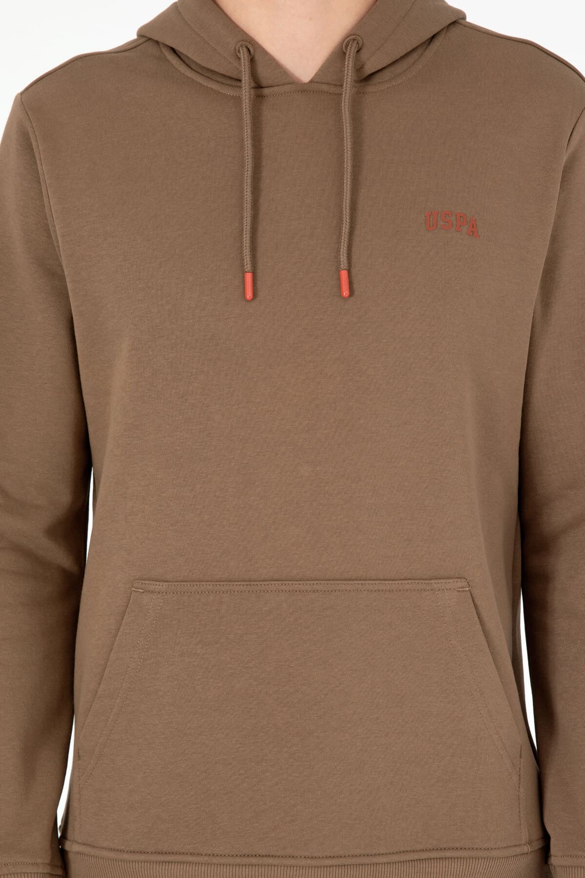 سویشرت کلاهدار مردانه U.S. Polo Assn. خاکی کرکدار مدل 50295176-VR027 سویشرت کلاهدار مردانه U.S. Polo Assn. خاکی کرکدار مدل 50295176-VR027