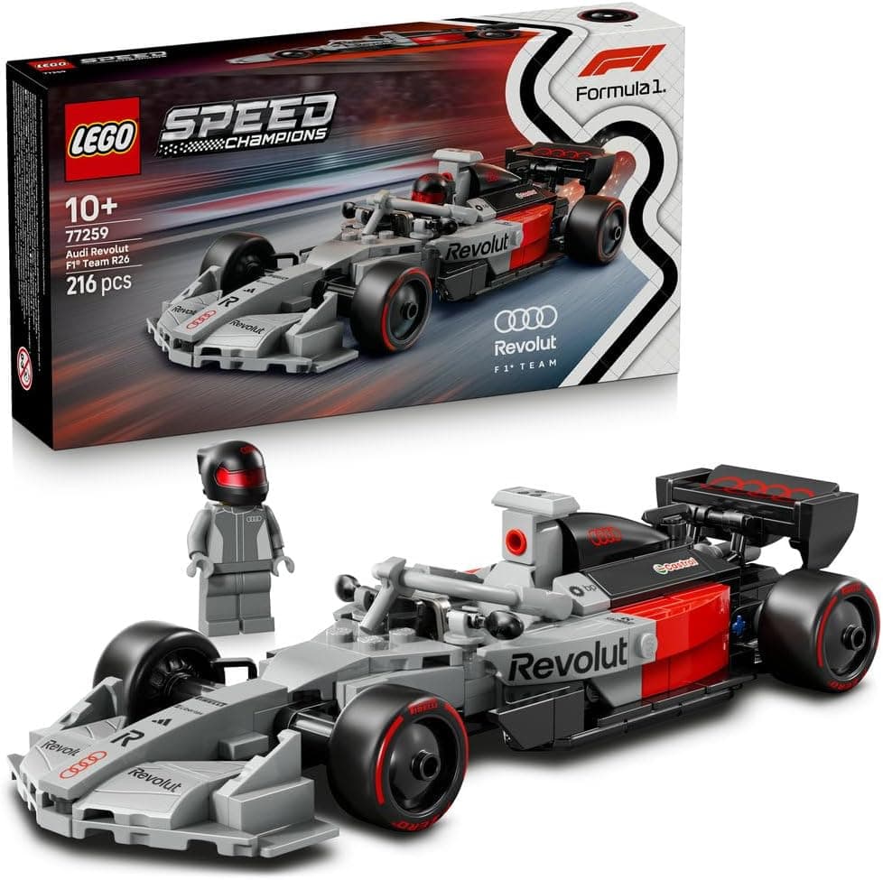 لگو Speed Champions Audi Revolut F1 Team R26 ماشین مسابقه مدل 77259 لگو Speed Champions Audi Revolut F1 Team R26 ماشین مسابقه مدل 77259