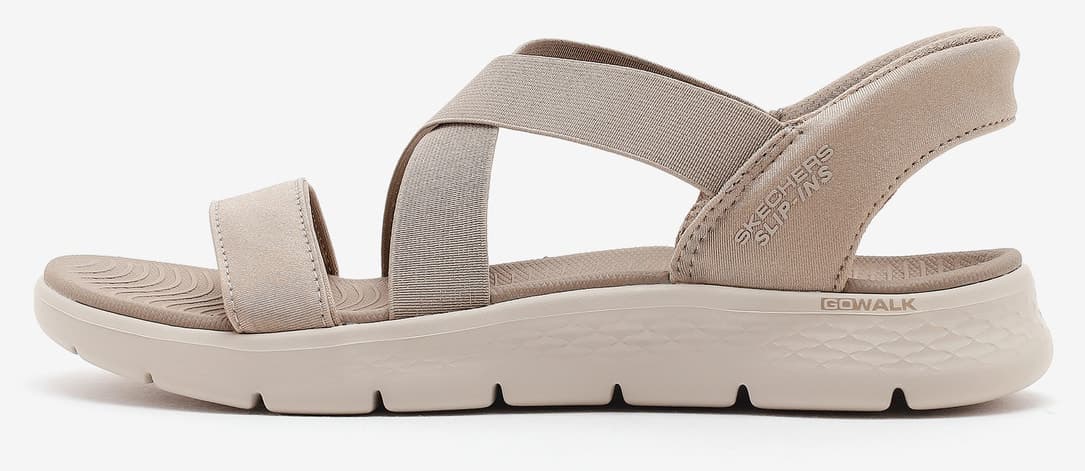 صندل زنانه Skechers GO WALK FLEX بژ مدل 141489 TPE صندل زنانه Skechers GO WALK FLEX بژ مدل 141489 TPE