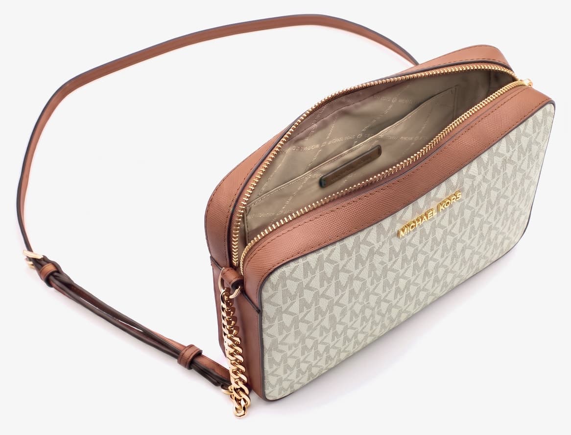 کیف کراسبادی زنانه Michael Kors Jet Set با لوگوی بزرگ کیف کراسبادی زنانه Michael Kors Jet Set با لوگوی بزرگ