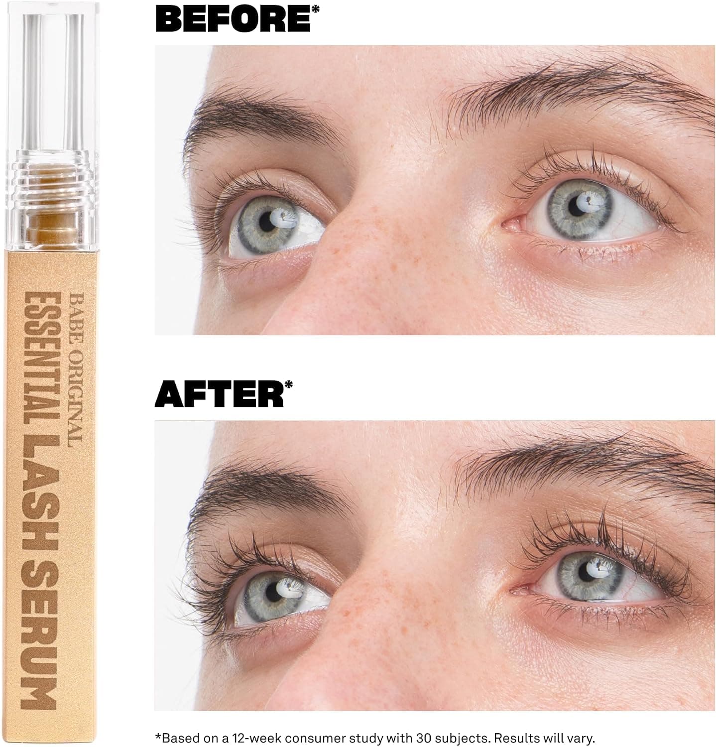 سرم مژه طبیعی و اکستنشن BABE ORIGINAL پرپشتکننده و بلندکننده 1mL سرم مژه طبیعی و اکستنشن BABE ORIGINAL پرپشتکننده و بلندکننده 1mL