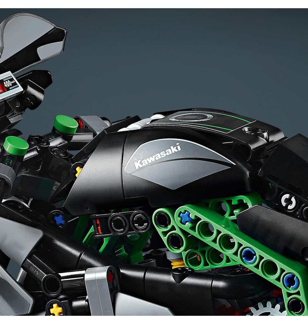لگو Technic موتورسیکلت Kawasaki Ninja H2R مدل 42170 با 643 قطعه لگو Technic موتورسیکلت Kawasaki Ninja H2R مدل 42170 با 643 قطعه