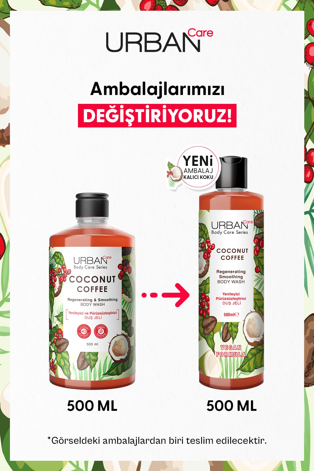 ژل دوش زنانه Urban Care نارگیل و قهوه، تازهکننده و نرمکننده 500 ml وگان ژل دوش زنانه Urban Care نارگیل و قهوه، تازهکننده و نرمکننده 500 ml وگان