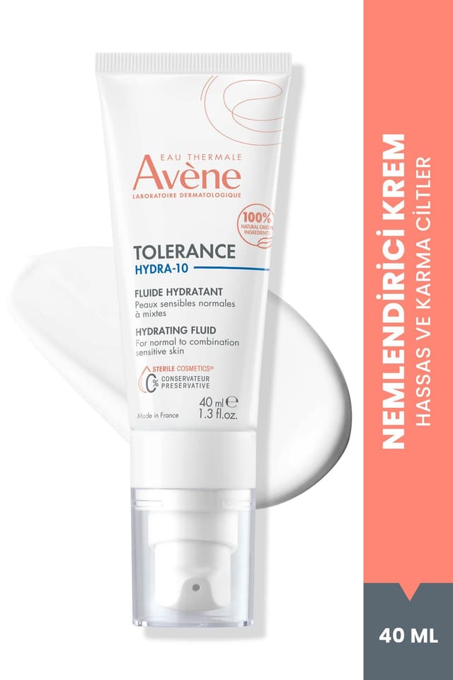 کرم مرطوبکننده پوست حساس نرمال و مختلط کمآب Avene Tolerance Hydra-10 40 ml کرم مرطوبکننده پوست حساس نرمال و مختلط کمآب Avene Tolerance Hydra-10 40 ml