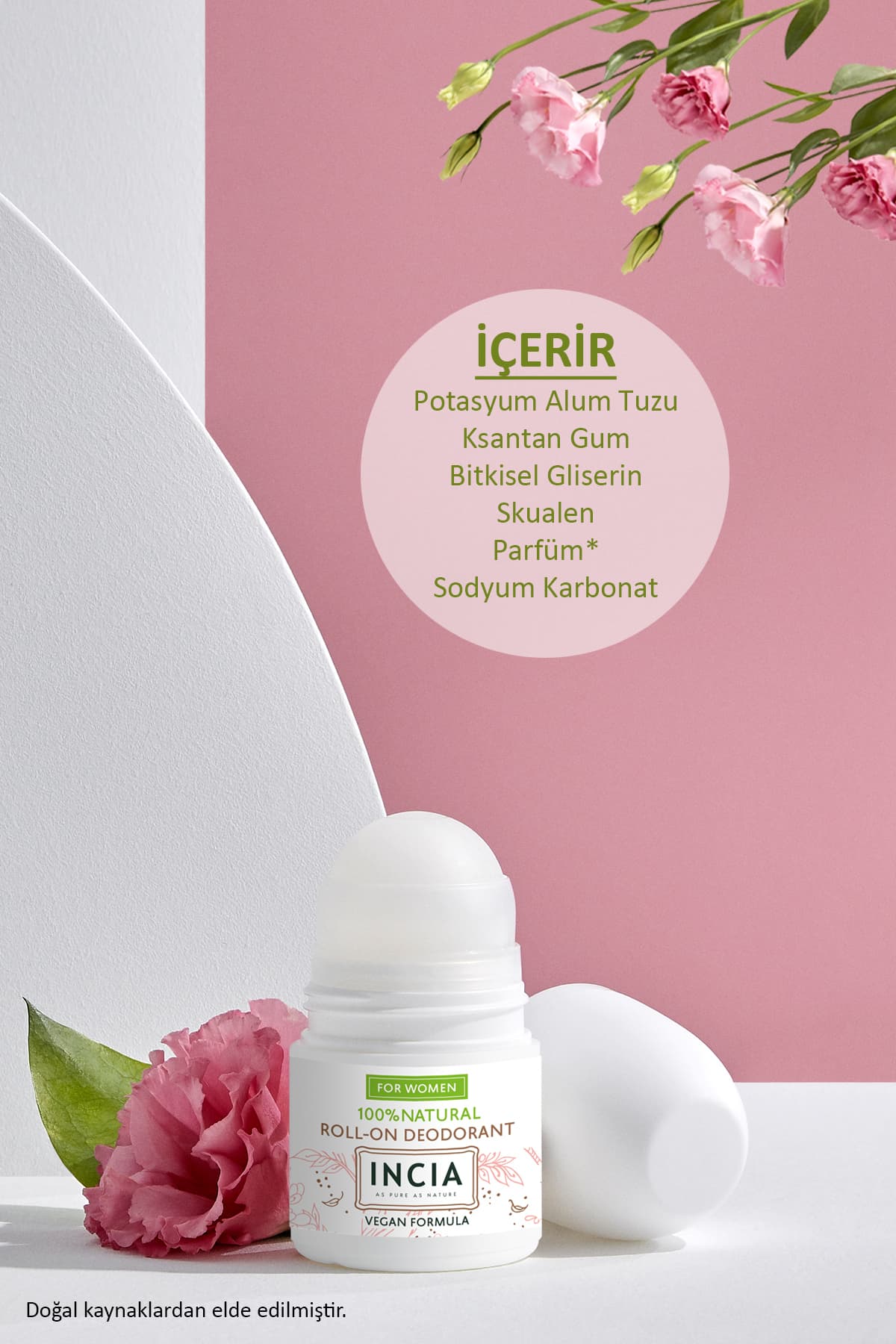 رولآن دئودورانت زنانه INCIA ضد بوی تعریق بدون ایجاد لک 50 ml رولآن دئودورانت زنانه INCIA ضد بوی تعریق بدون ایجاد لک 50 ml