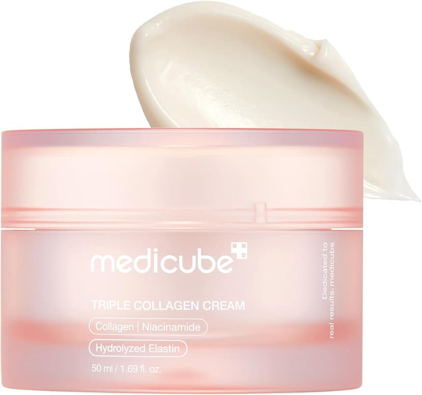 کرم مرطوبکننده medicube Triple Collagen با هیالورونیک اسید و Shea Butter 1.69 oz کرم مرطوبکننده medicube Triple Collagen با هیالورونیک اسید و Shea Butter 1.69 oz