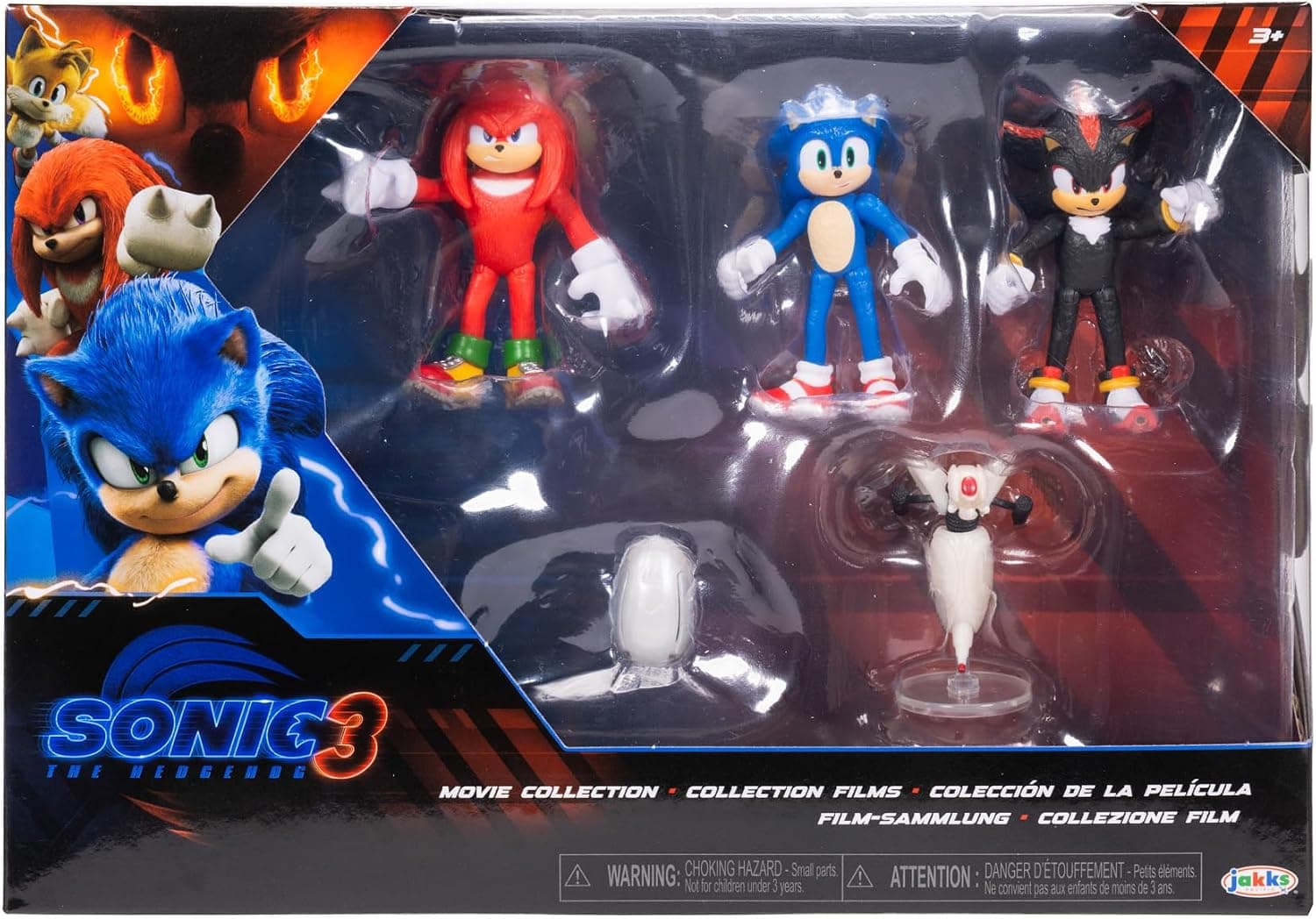 فیگور اکشن چندتایی Sonic The Hedgehog از فیلم Sonic 3، 2.5 اینچی فیگور اکشن چندتایی Sonic The Hedgehog از فیلم Sonic 3، 2.5 اینچی