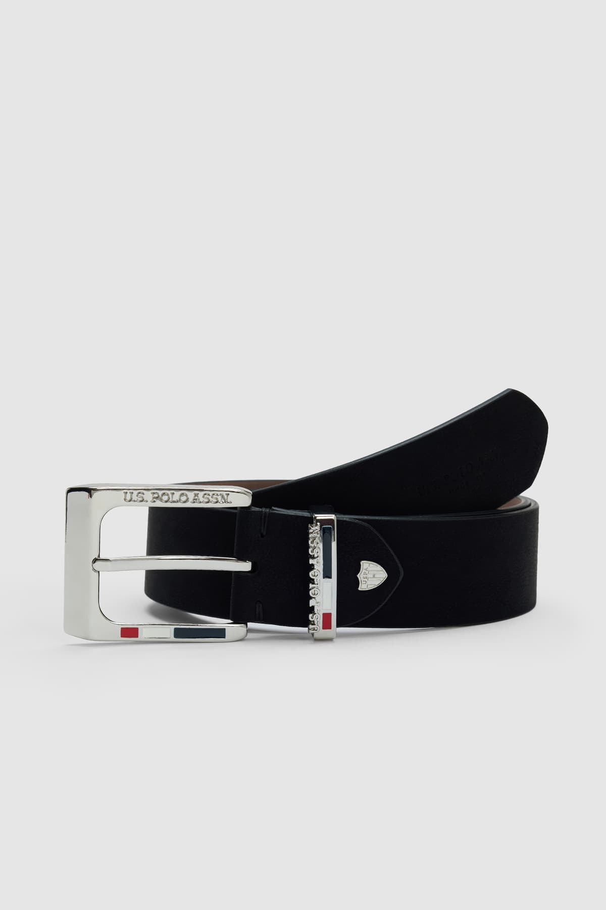 کمربند مردانه U.S. Polo Assn. مشکی مدل 50322600-VR046 کمربند مردانه U.S. Polo Assn. مشکی مدل 50322600-VR046