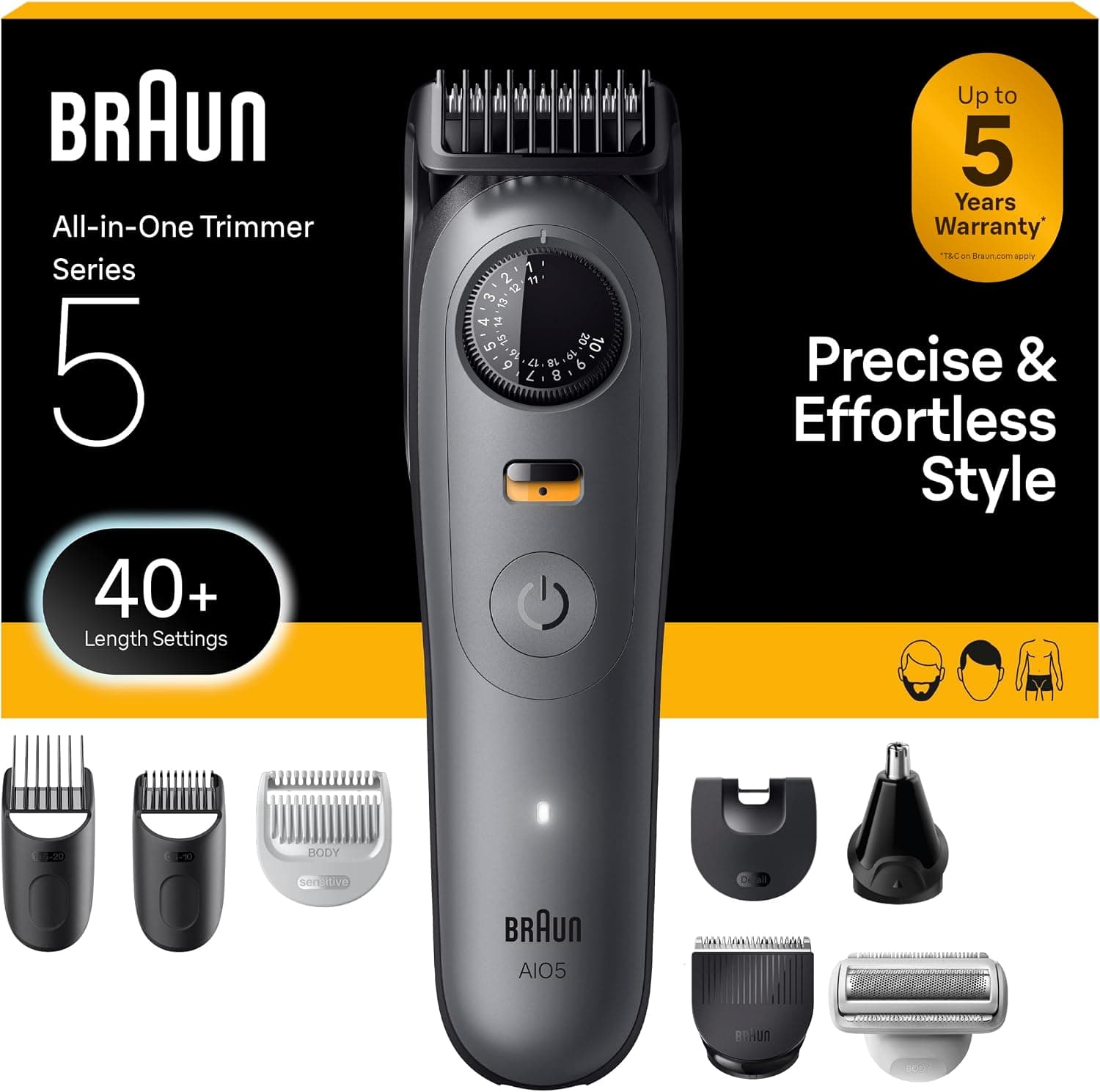 کیت اصلاح ریش و بدن مردانه Braun Series 5 بیسیم مدل AIO 5510 کیت اصلاح ریش و بدن مردانه Braun Series 5 بیسیم مدل AIO 5510