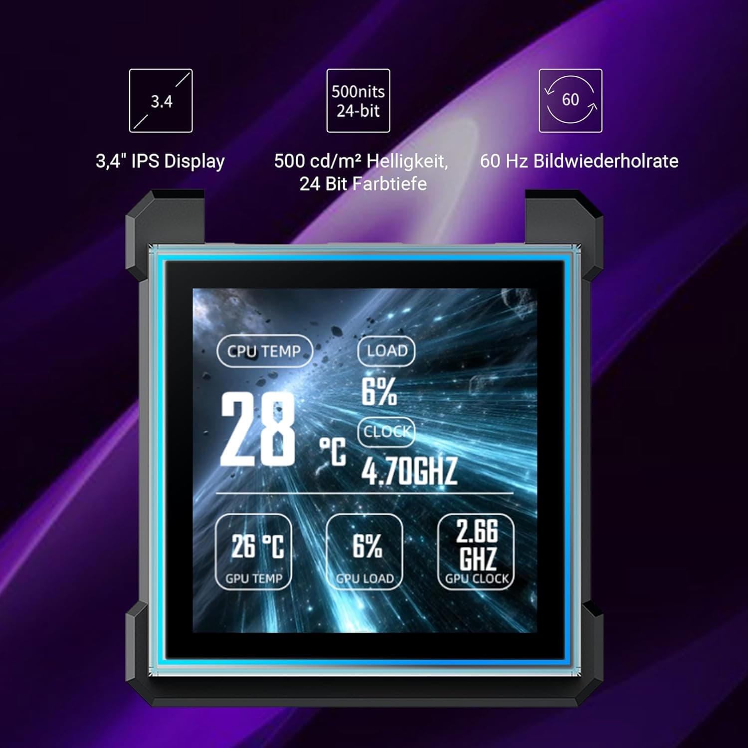 خنککننده مایع سفید بدون فن Lian Li مدل HydroShift II LCD-S 360N خنککننده مایع سفید بدون فن Lian Li مدل HydroShift II LCD-S 360N