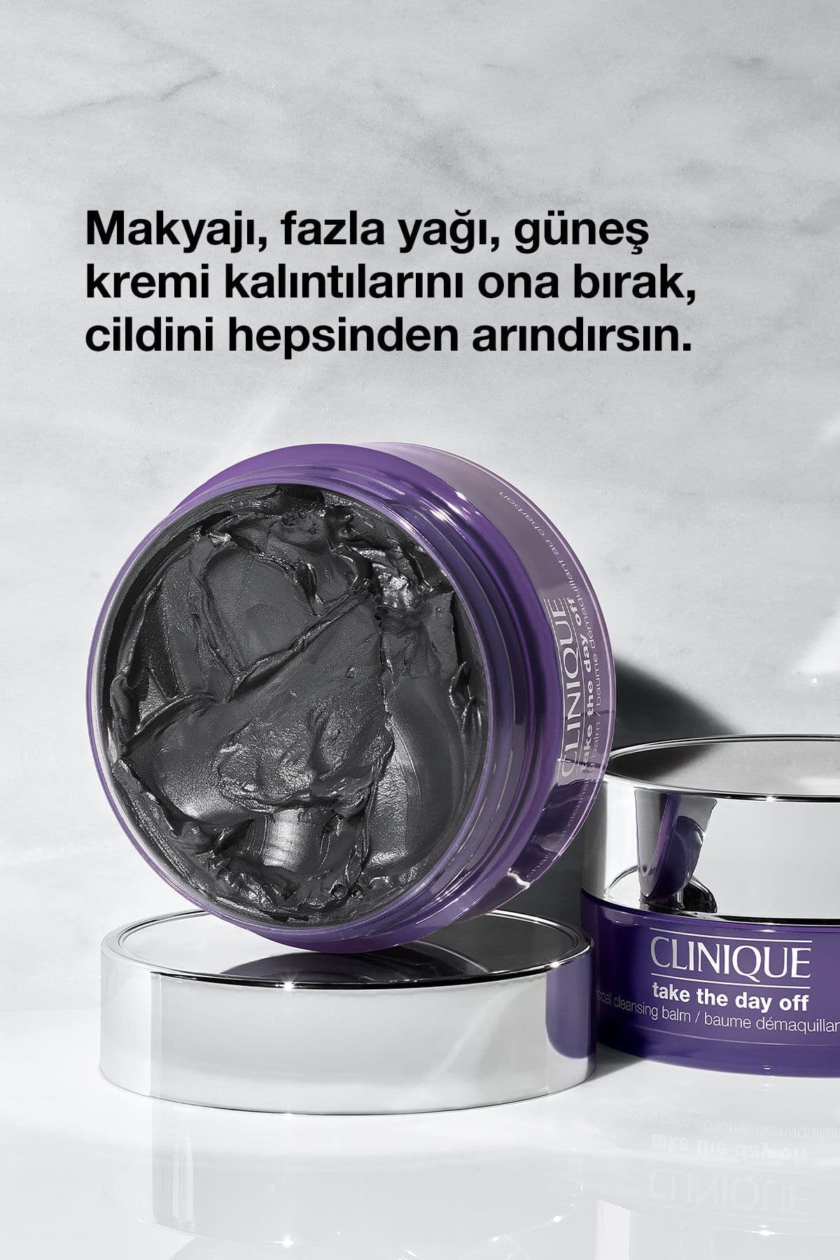 بالم پاککننده آرایش چشم و صورت Clinique Take The Day Off™ زغالی 30 ml بالم پاککننده آرایش چشم و صورت Clinique Take The Day Off™ زغالی 30 ml