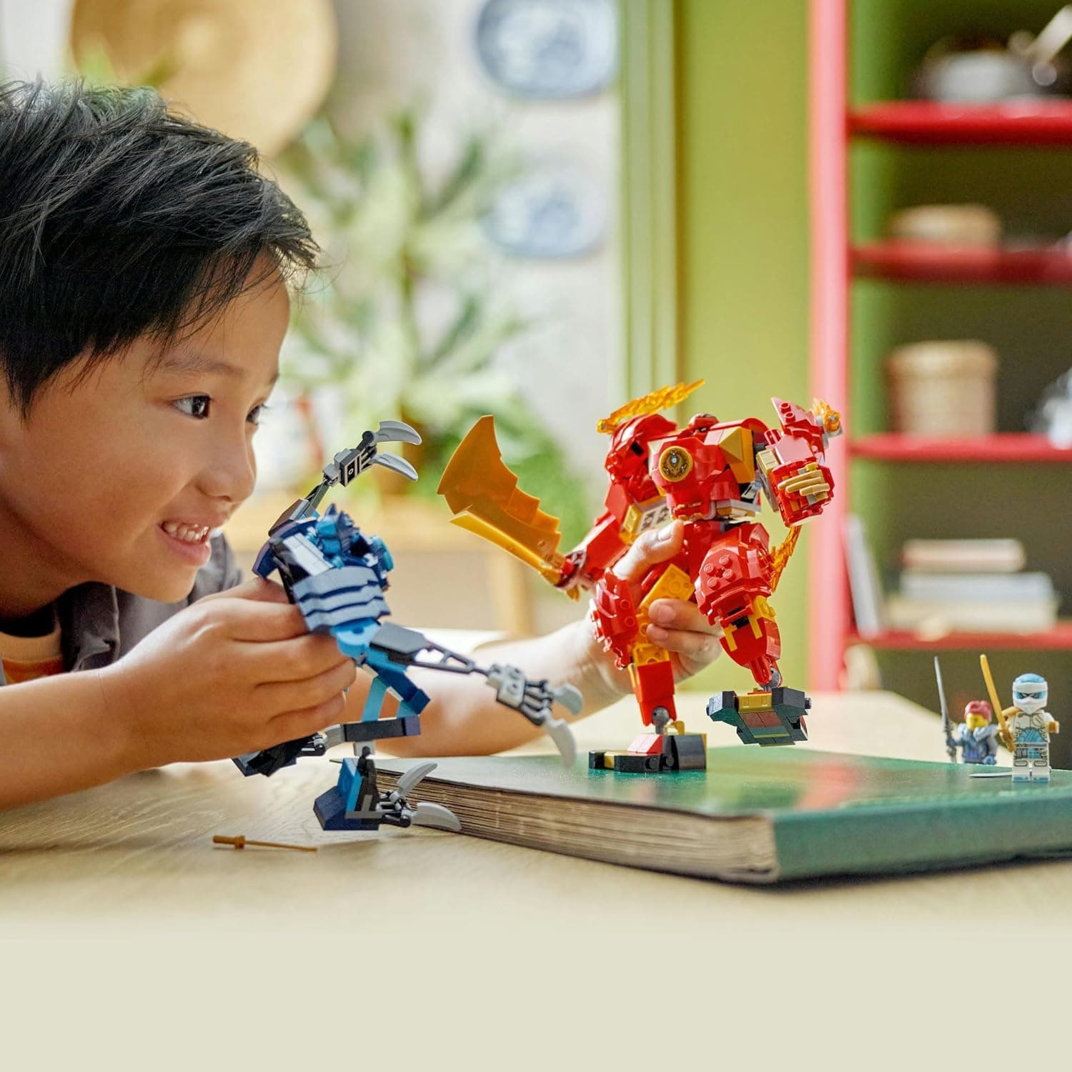 لگو NINJAGO ربات عنصر آتش Kai مدل 71808 لگو NINJAGO ربات عنصر آتش Kai مدل 71808