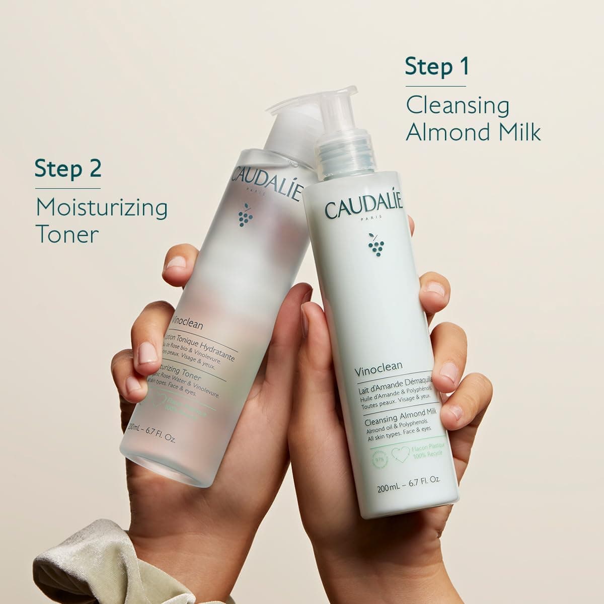 شیر پاککننده Caudalie بادامی Vinoclean 200 ml شیر پاککننده Caudalie بادامی Vinoclean 200 ml