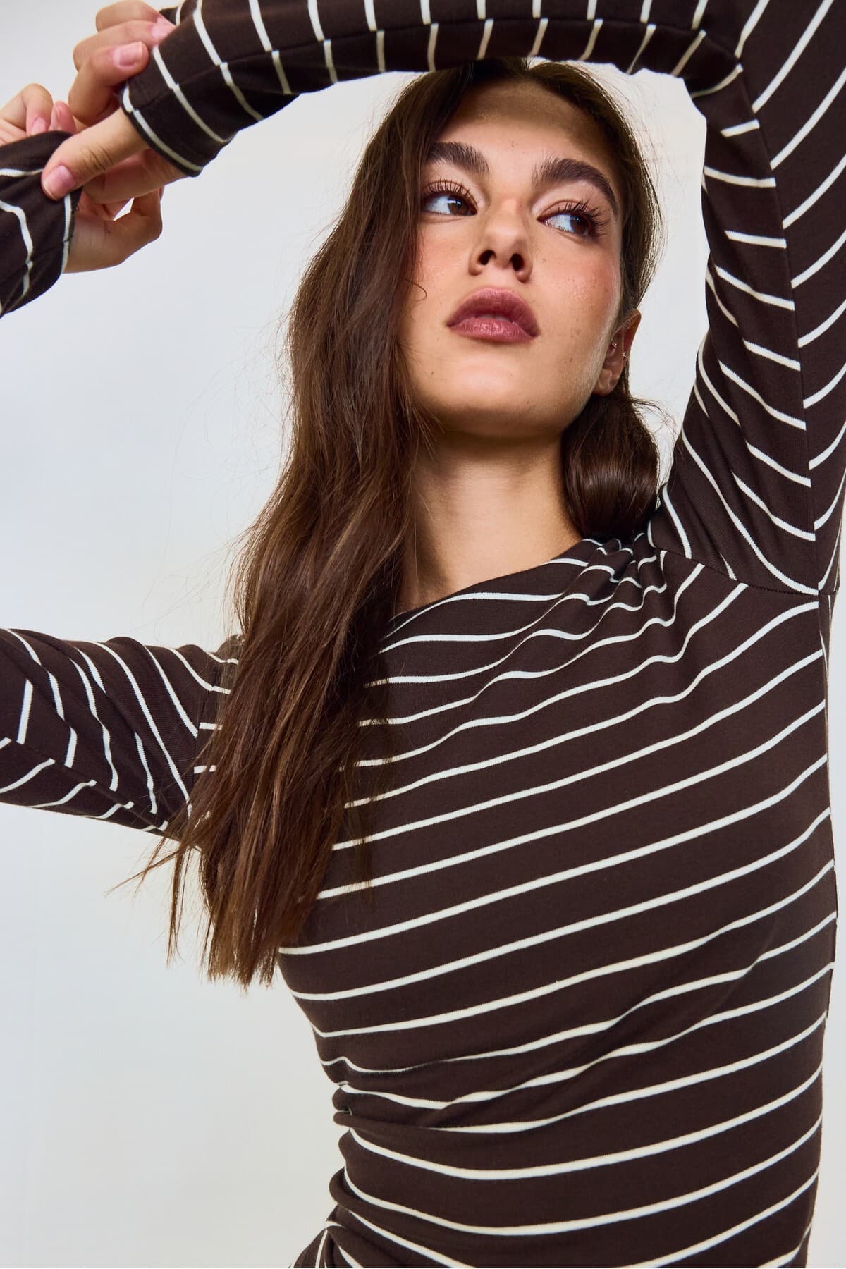 تیشرت پایه آستینبلند Stradivarius تیشرت پایه آستینبلند Stradivarius