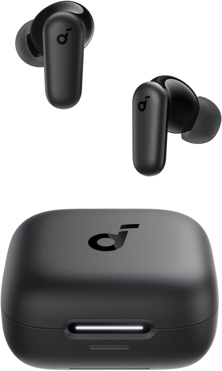 هدفون بلوتوثی توگوشی Soundcore با حذف نویز، قاب 2 در 1 و پایه تلفن، مشکی مدل A3959 هدفون بلوتوثی توگوشی Soundcore با حذف نویز، قاب 2 در 1 و پایه تلفن، مشکی مدل A3959