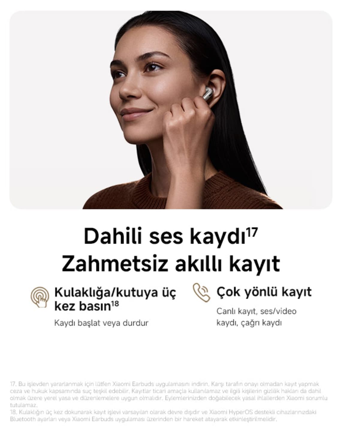 هدفون بیسیم TWS Xiaomi Buds 6 سفید ANC BT 5.4 هدفون بیسیم TWS Xiaomi Buds 6 سفید ANC BT 5.4