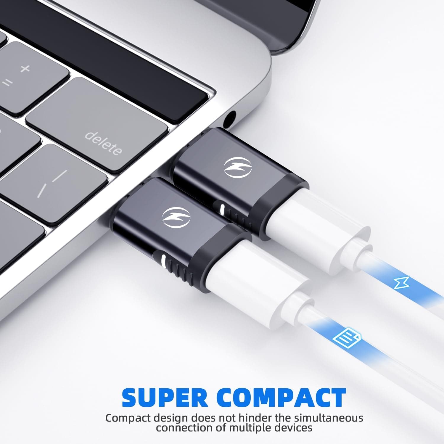 آداپتور مگنتی USB C برند DuHeSin بسته ۲ عددی ۲۴ پین مستقیم PD 140W آداپتور مگنتی USB C برند DuHeSin بسته ۲ عددی ۲۴ پین مستقیم PD 140W