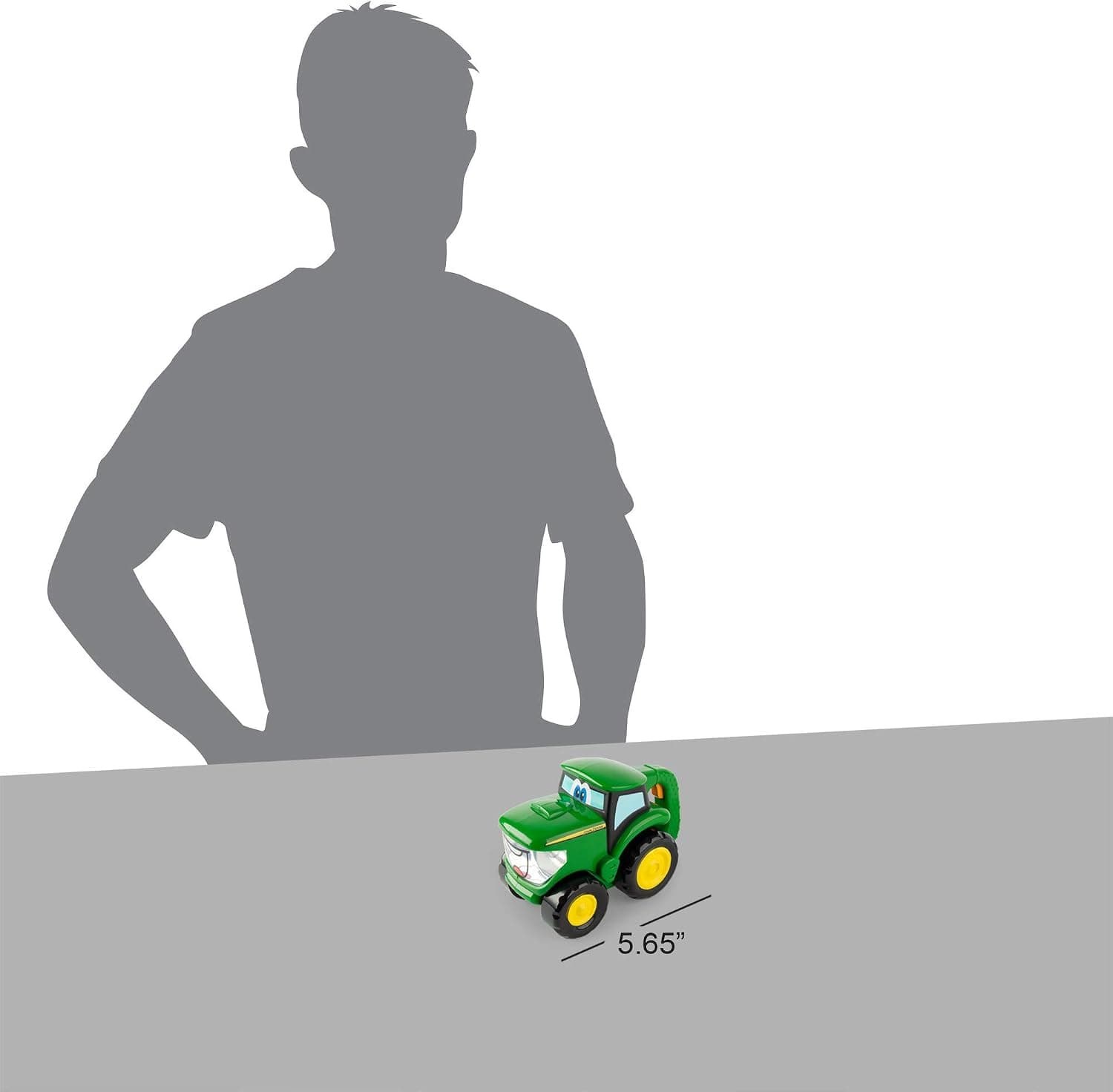 چراغقوه طرح تراکتور John Deere Johnny سبز TOMY مدل 736 47216 چراغقوه طرح تراکتور John Deere Johnny سبز TOMY مدل 736 47216