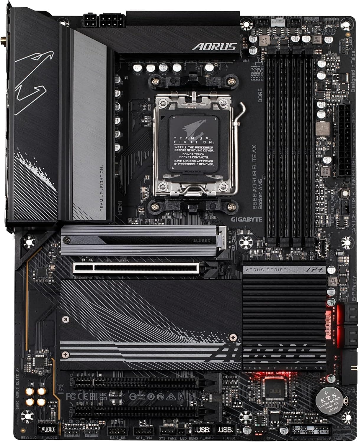 مادربرد گیمینگ GIGABYTE سوکت AM5 مدل B650 AORUS Elite AX مادربرد گیمینگ GIGABYTE سوکت AM5 مدل B650 AORUS Elite AX