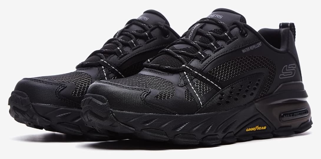 کفش اوتدور مردانه Skechers مشکی مدل MAX PROTECT کفش اوتدور مردانه Skechers مشکی مدل MAX PROTECT