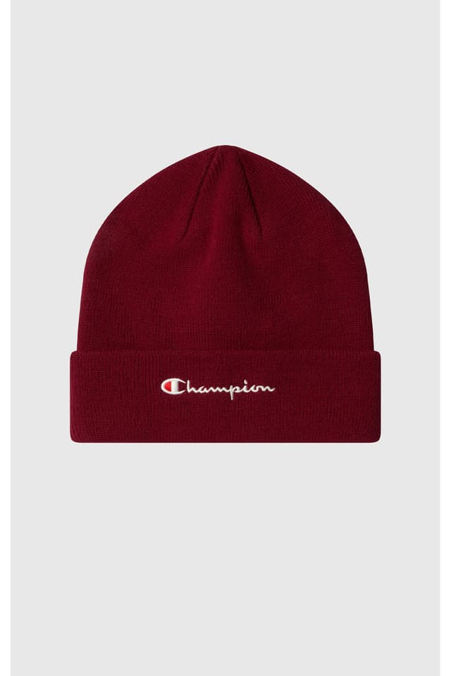 کلاه بافت یونیسکس Champion زرشکی مدل 806064-RS522 کلاه بافت یونیسکس Champion زرشکی مدل 806064-RS522