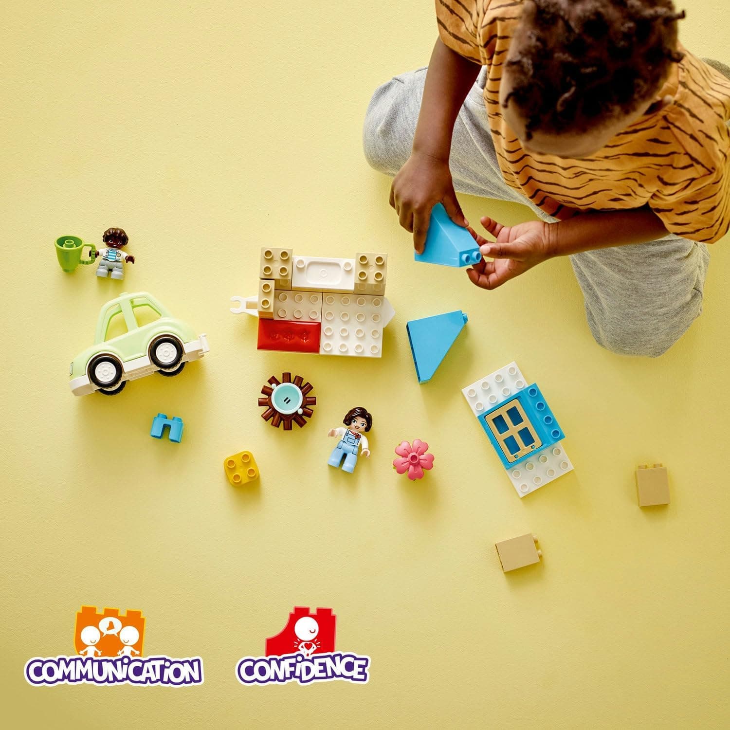 لگو DUPLO خانه خانوادگی چرخدار کودک ، مناسب 2 سال به بالا، مدل 10986، 31 قطعه لگو DUPLO خانه خانوادگی چرخدار کودک ، مناسب 2 سال به بالا، مدل 10986، 31 قطعه