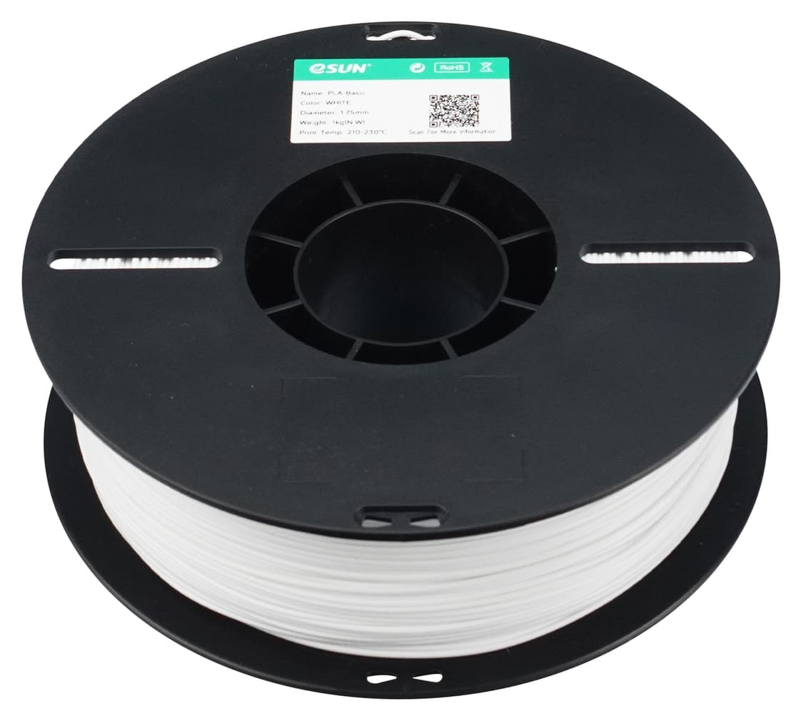 فیلامنت پرینتر سه بعدی eSun سفید PLA Basic 1.75 mm 1 kg فیلامنت پرینتر سه بعدی eSun سفید PLA Basic 1.75 mm 1 kg