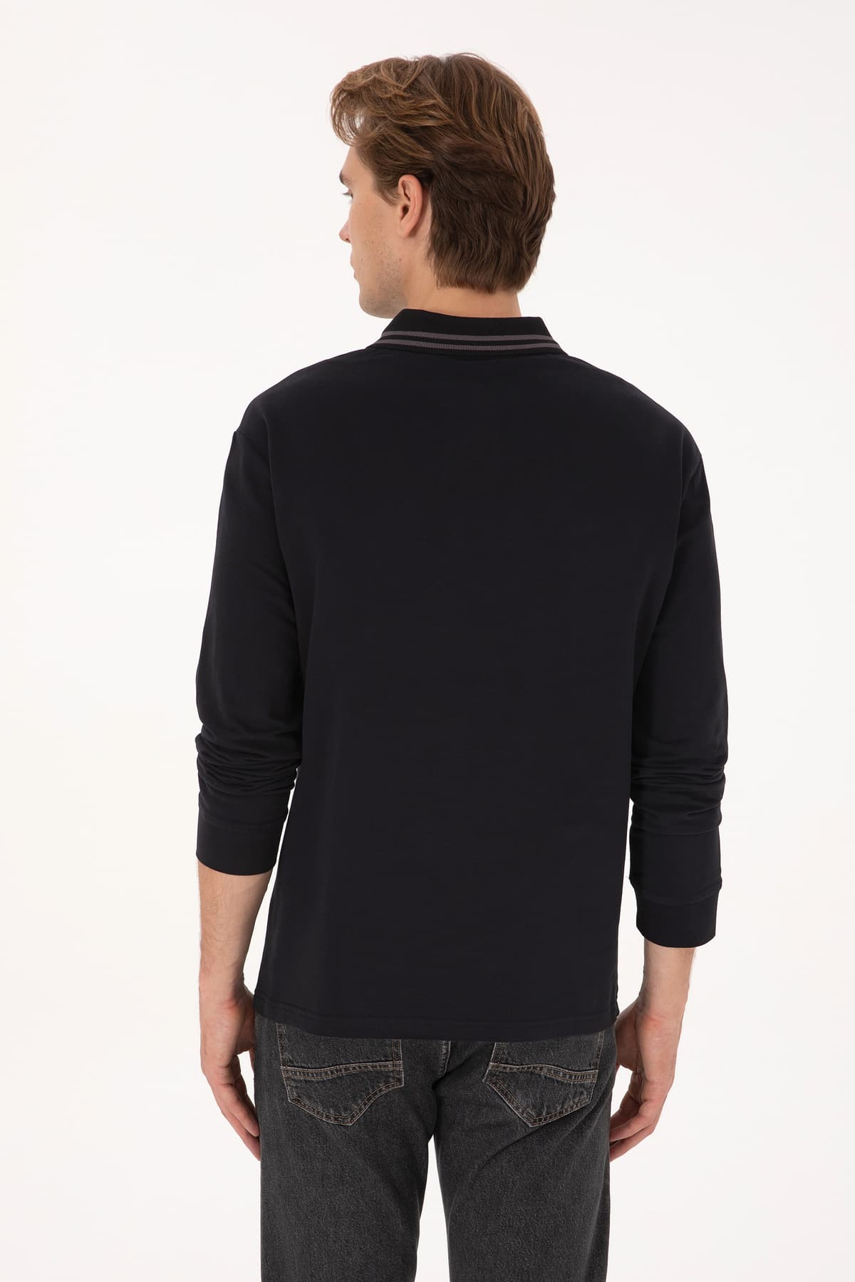 سویشرت مردانه U.S. Polo Assn. کامفورت فیت نیم زیپ مشکی مدل 50308927-VR046 سویشرت مردانه U.S. Polo Assn. کامفورت فیت نیم زیپ مشکی مدل 50308927-VR046