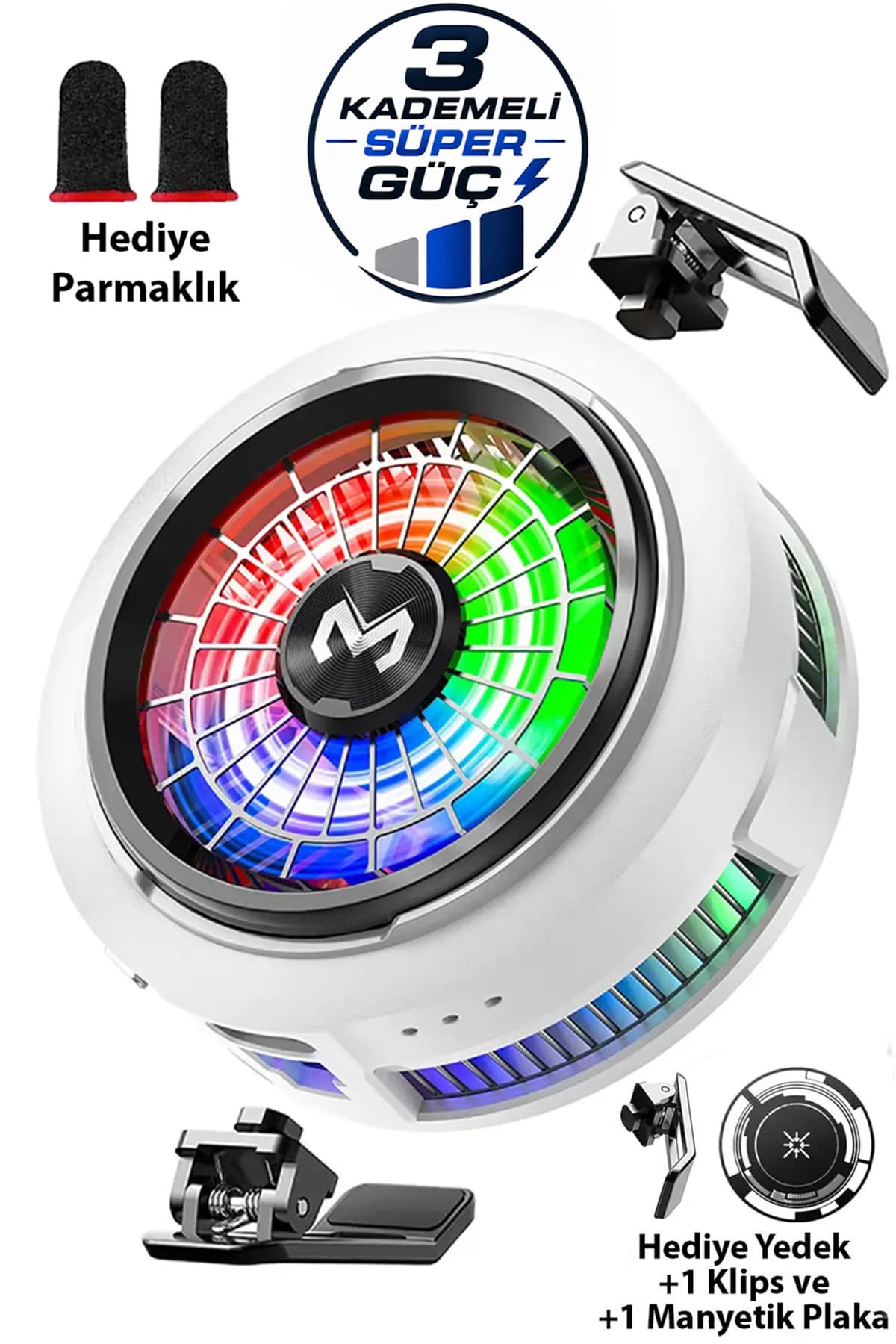 خنککننده گوشی برای iOS و Android Memo مغناطیسی 20W RGB مدل CX20 خنککننده گوشی برای iOS و Android Memo مغناطیسی 20W RGB مدل CX20