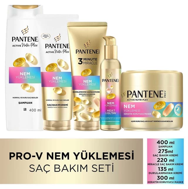 ست مراقبت از مو Pantene برای موهای خشک با رطوبترسانی ست مراقبت از مو Pantene برای موهای خشک با رطوبترسانی