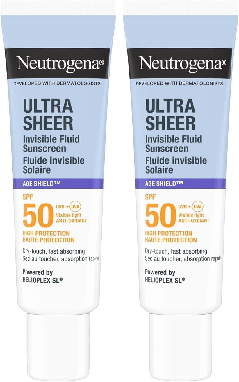 کرم ضد آفتاب صورت Neutrogena Ultra Sheer Age Shield Fluid SPF50 50 ml کرم ضد آفتاب صورت Neutrogena Ultra Sheer Age Shield Fluid SPF50 50 ml