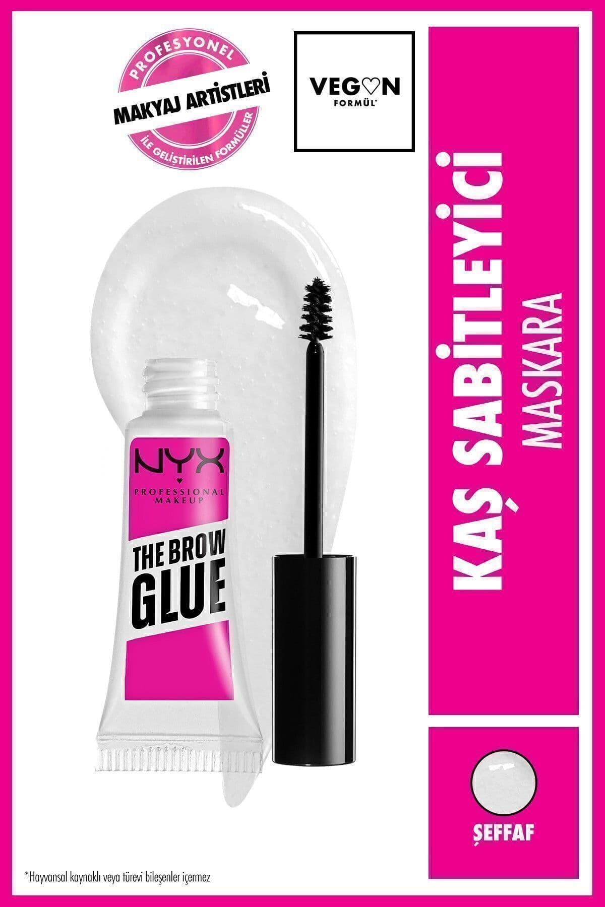 ژل ابرو شفاف NYX Professional Makeup The Brow Glue Instant Brow Styler ژل ابرو شفاف NYX Professional Makeup The Brow Glue Instant Brow Styler