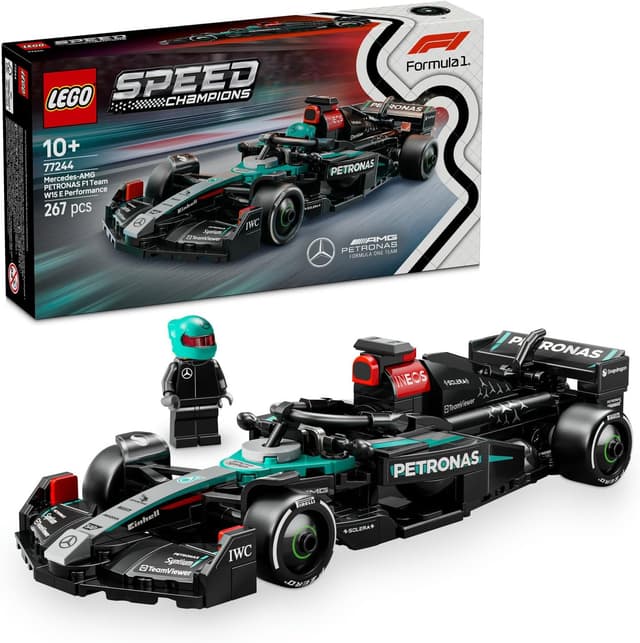 لگو 77244 Speed Champions Mercedes-AMG F1 W15 ماشین مسابقهای لگو 77244 Speed Champions Mercedes-AMG F1 W15 ماشین مسابقهای
