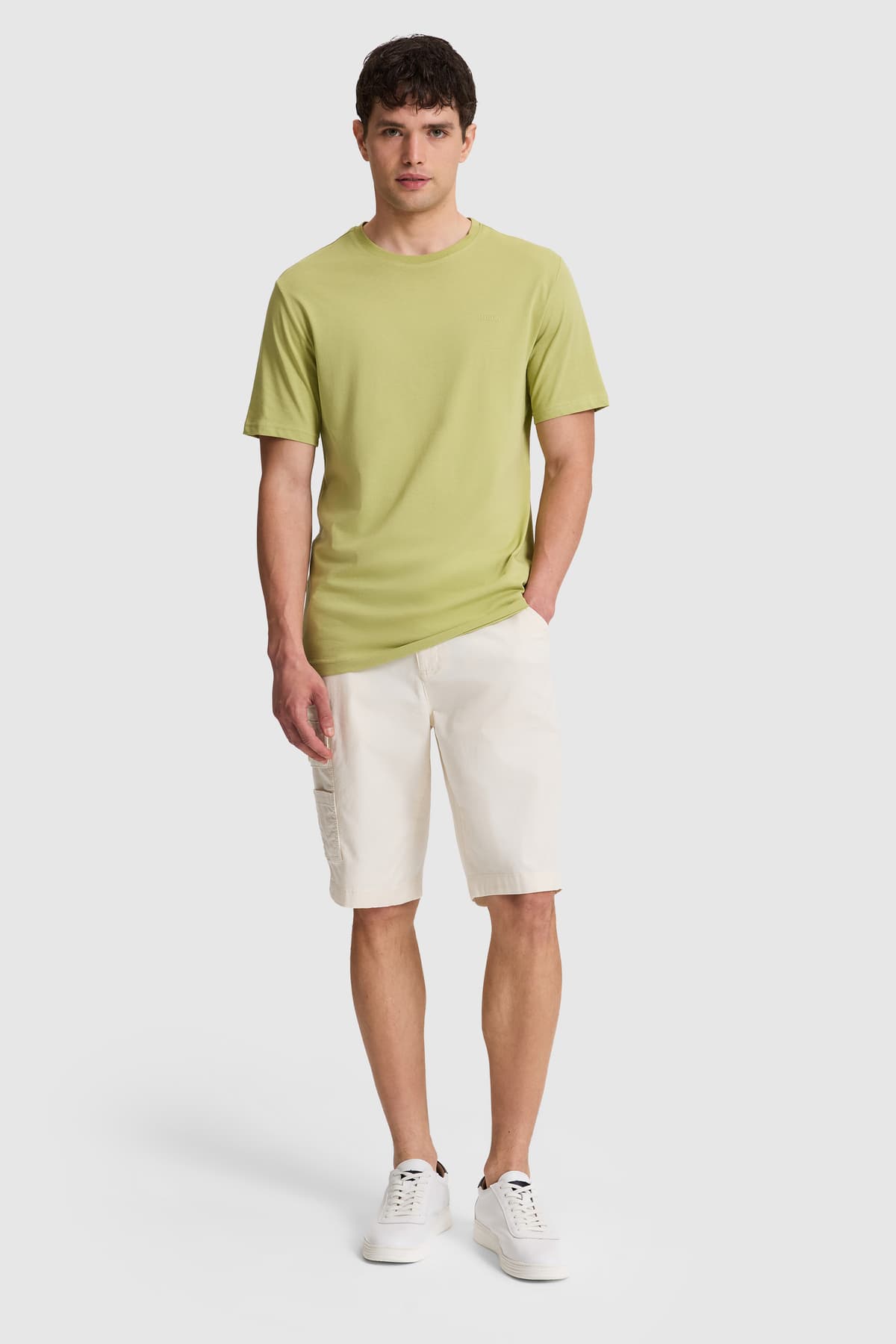 تیشرت مردانه U.S. Polo Assn. سبز فیت معمولی یقه گرد بیسیک مدل 50327022-VR016 تیشرت مردانه U.S. Polo Assn. سبز فیت معمولی یقه گرد بیسیک مدل 50327022-VR016