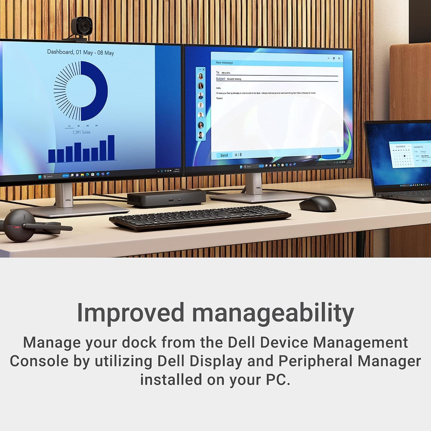 داک Dell Pro مدل WD25 با USB Type-C و توان تا 100 وات مشکی داک Dell Pro مدل WD25 با USB Type-C و توان تا 100 وات مشکی