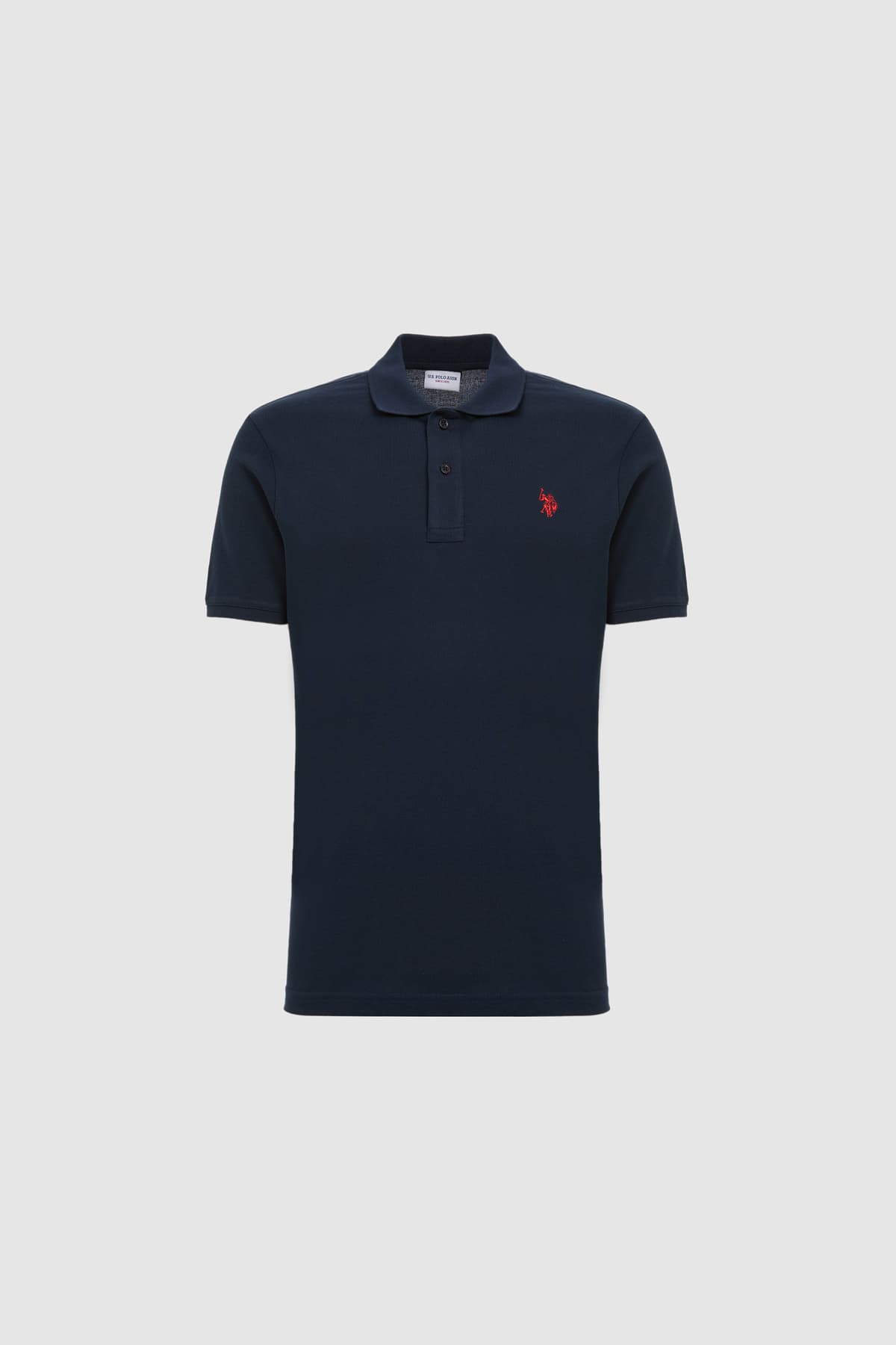 تیشرت مردانه U.S. Polo Assn. فیت اسلیم یقه پولو سرمهای مدل 50322347-VR033 تیشرت مردانه U.S. Polo Assn. فیت اسلیم یقه پولو سرمهای مدل 50322347-VR033
