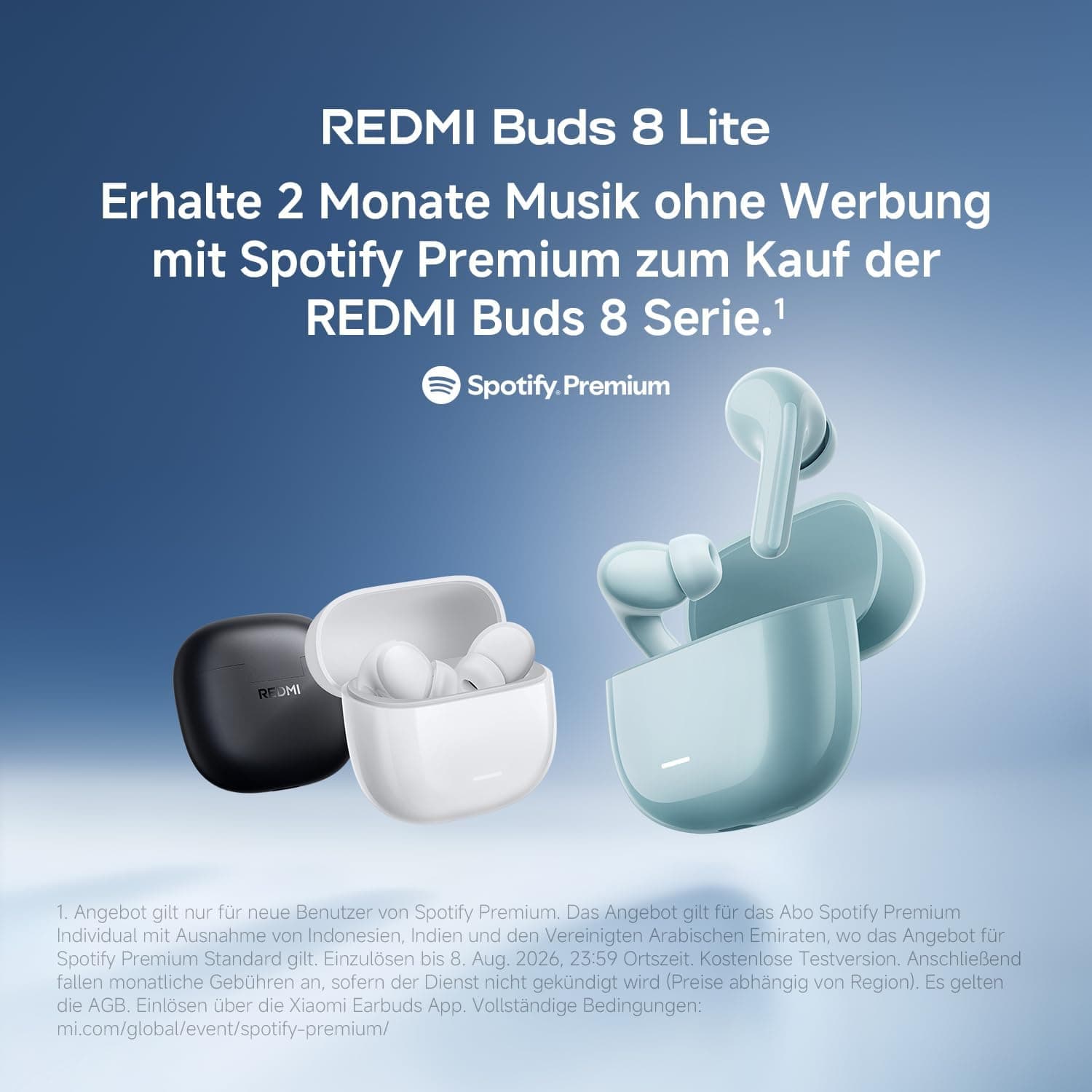 هدفون بیسیم Xiaomi Redmi Buds 8 Lite آبی با حذف نویز فعال 42dB و کاهش نویز هوش مصنوعی هدفون بیسیم Xiaomi Redmi Buds 8 Lite آبی با حذف نویز فعال 42dB و کاهش نویز هوش مصنوعی