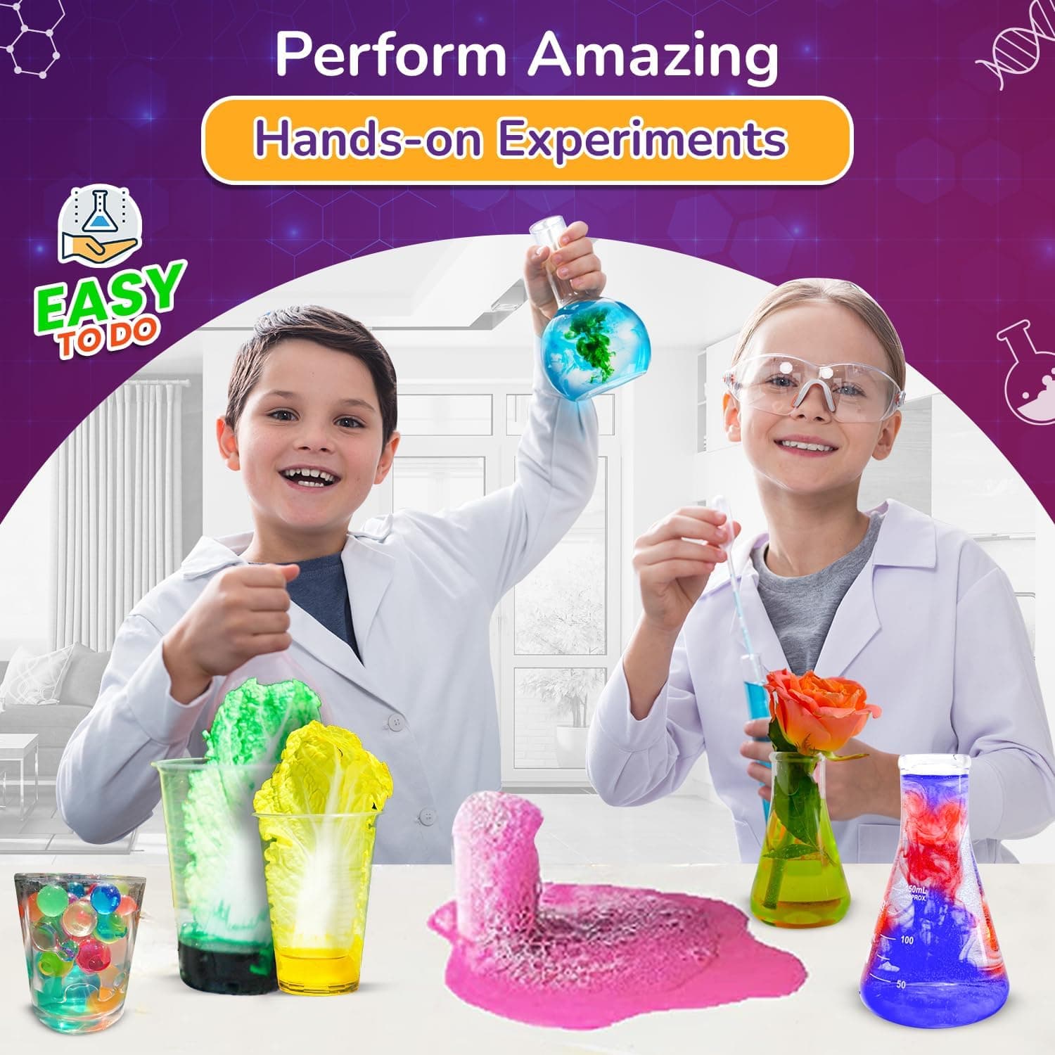 کیت آزمایشهای علمی کودکان Smartivity مدل Mega Science Kit کیت آزمایشهای علمی کودکان Smartivity مدل Mega Science Kit